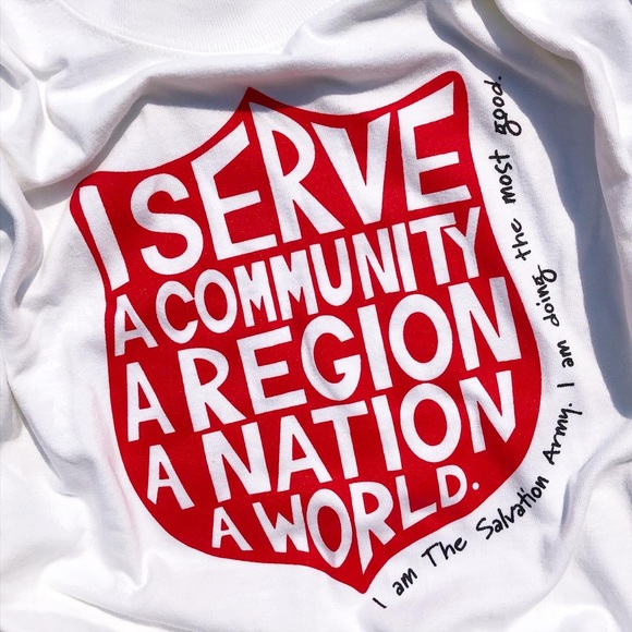 Shirts Vtg Salvation Army Shield Logo Motto Tee Poshmark